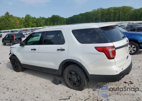 2017 Ford Explorer Police Interceptor from USA, damaged, VIN 1FM5K8AR1HGC90372